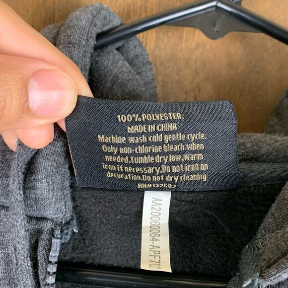 Access Womens Sweater Gray Hoodie Full Zip Body Warmer Comfort Large - Picture 7 of 12